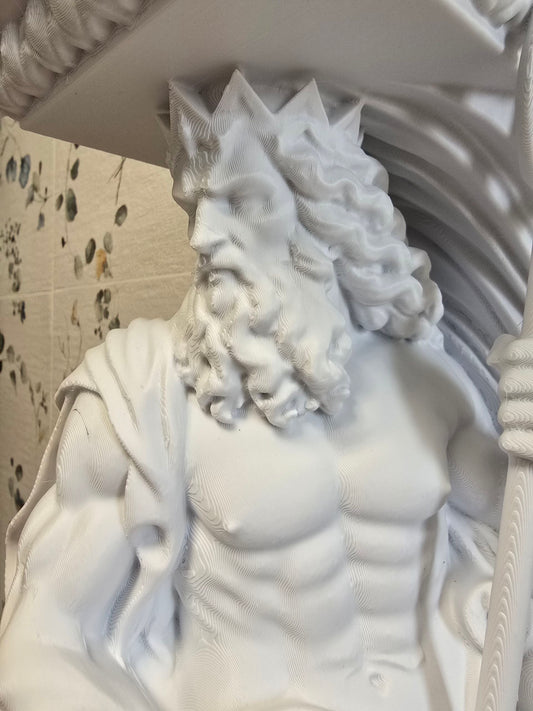 Ménsula de Poseidón — Escultura decorativa artesanal | Atenea