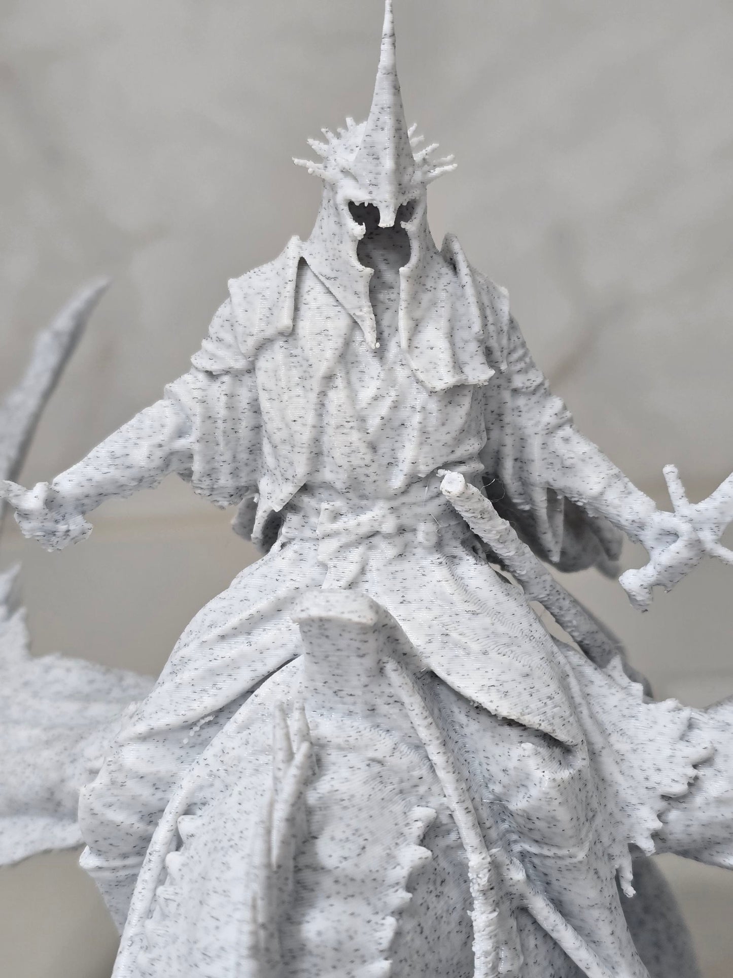 Rey brujo Angmar, El señor de los anillos— Escultura decorativa artesanal | Atenea