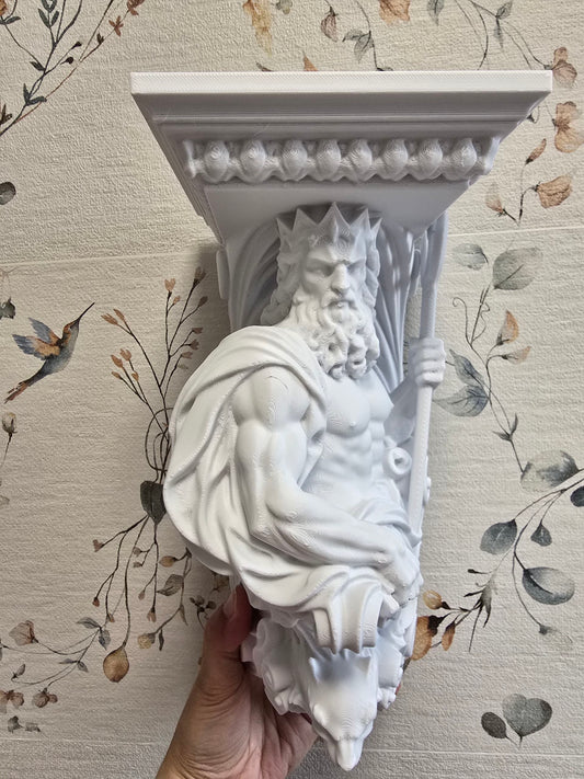 Ménsula de Poseidón — Escultura decorativa artesanal | Atenea
