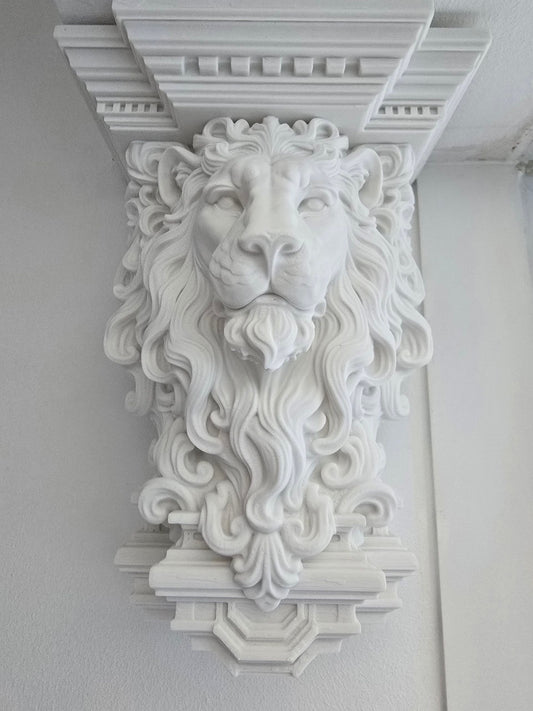 Ménsula león — Escultura decorativa artesanal | Atenea
