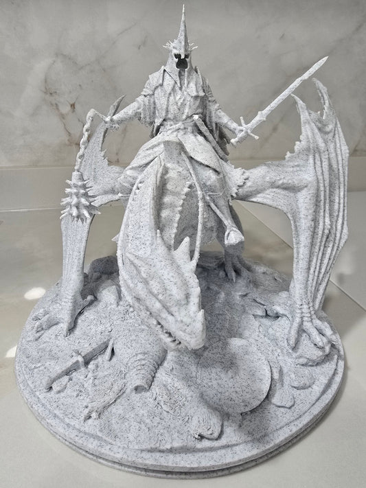 Rey brujo Angmar, El señor de los anillos— Escultura decorativa artesanal | Atenea