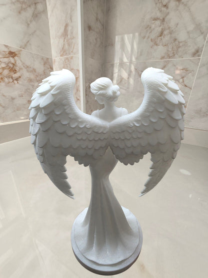 Ángel femenino — Escultura decorativa artesanal | Atenea
