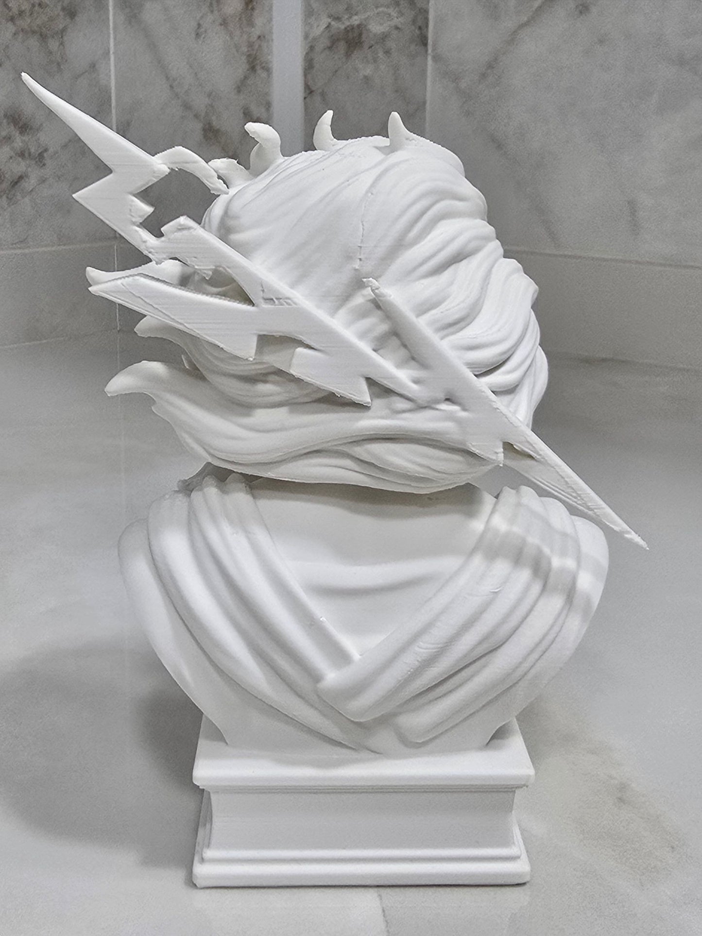 Busto Zeus — Escultura decorativa artesanal | Atenea