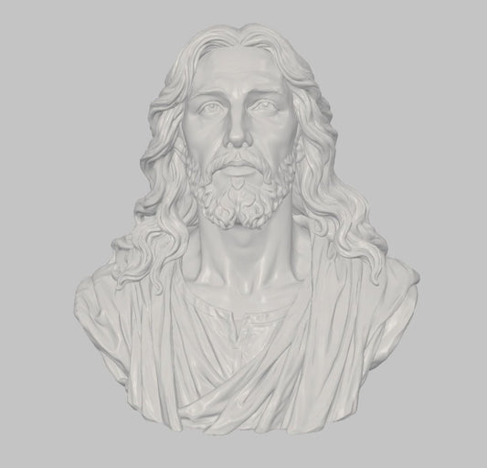 Busto de Jesús — Escultura decorativa artesanal | Atenea