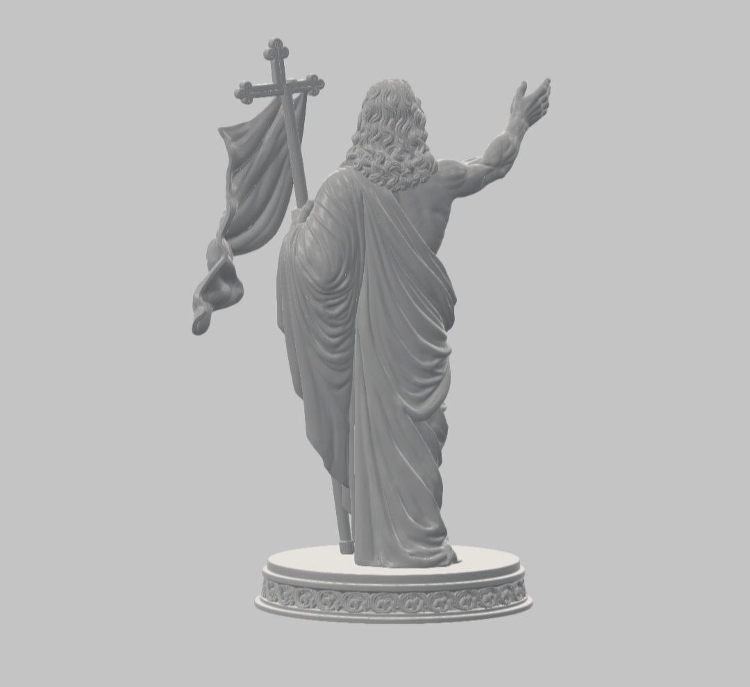 Resurrección de Jesús — Escultura decorativa artesanal | Atenea