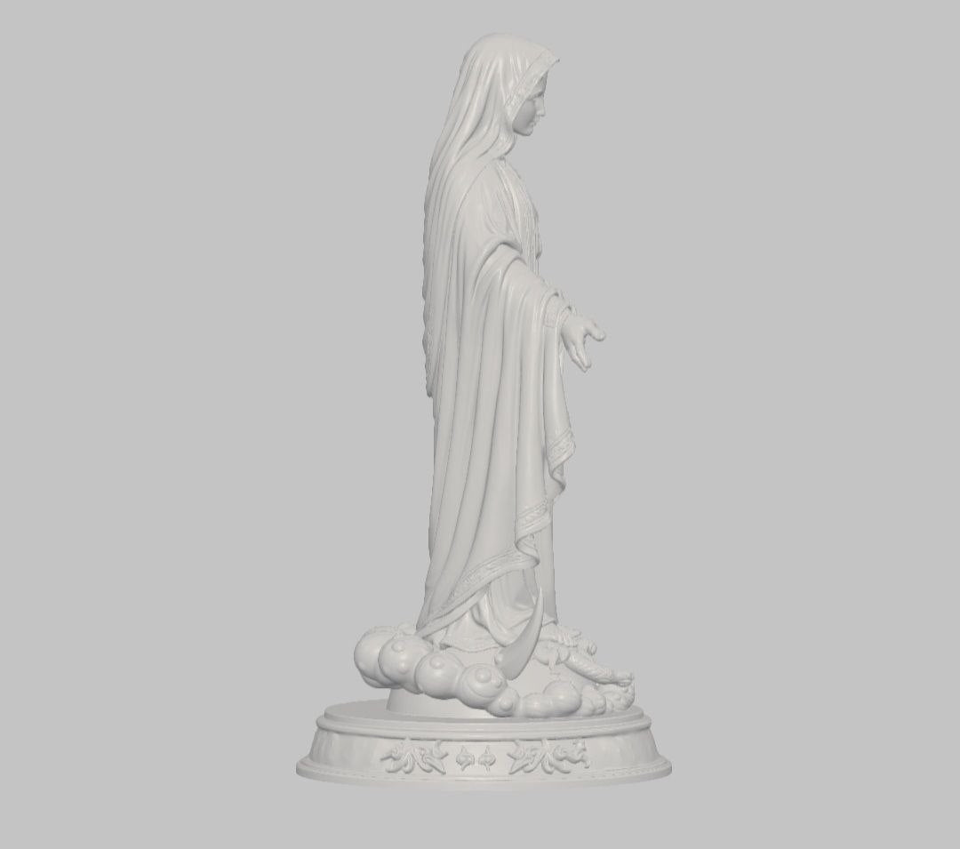 Virgen María — Escultura decorativa artesanal | Atenea
