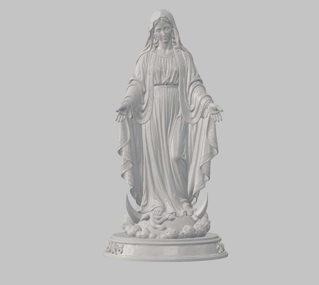 Virgen María — Escultura decorativa artesanal | Atenea