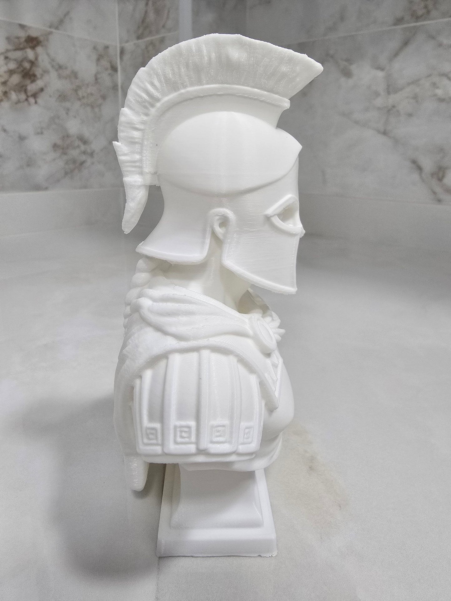 Busto de Leónidas — Escultura decorativa artesanal | Atenea