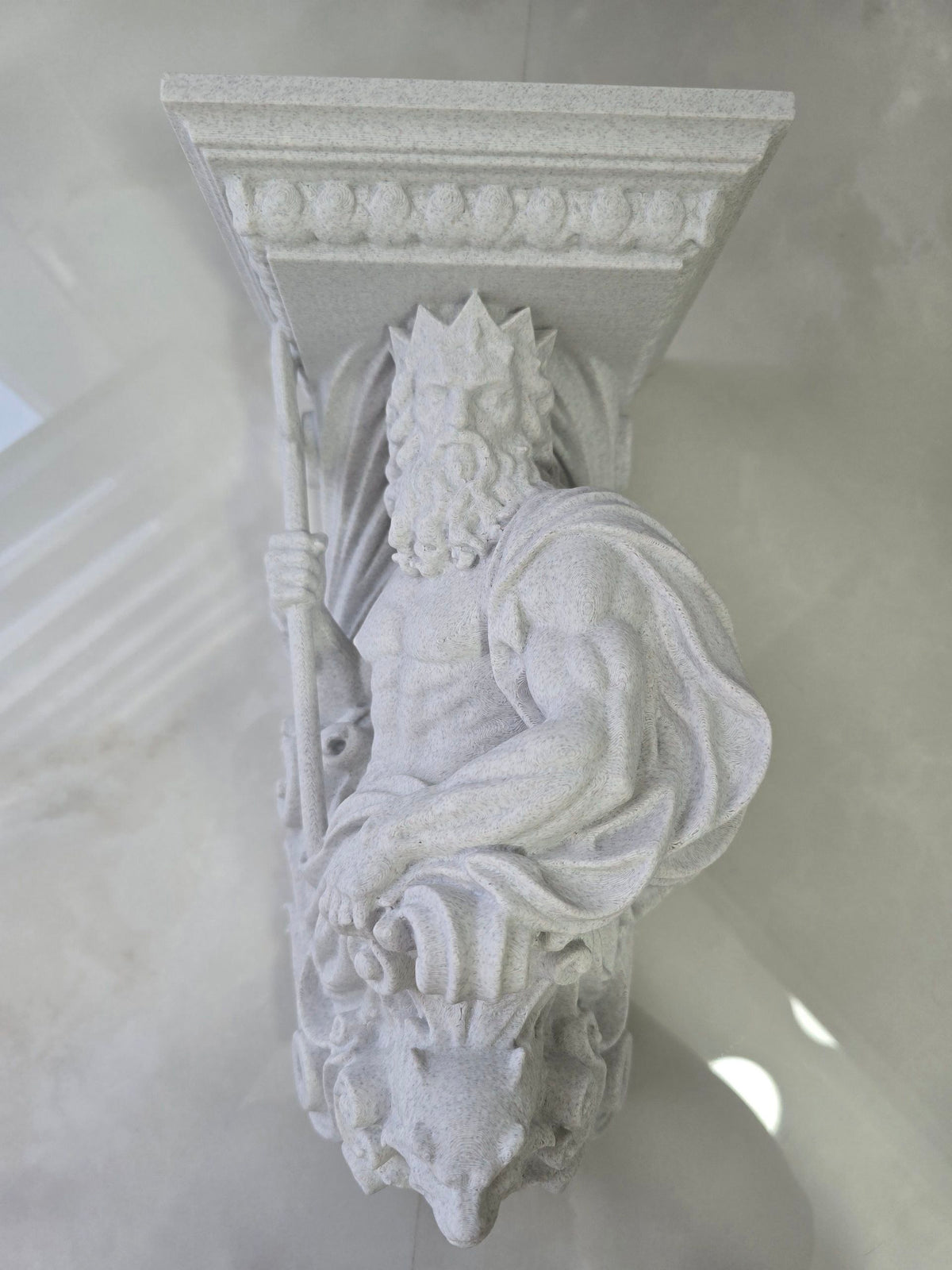 Ménsula de Poseidón — Escultura decorativa artesanal | Atenea