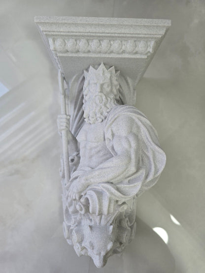 Ménsula de Poseidón — Escultura decorativa artesanal | Atenea