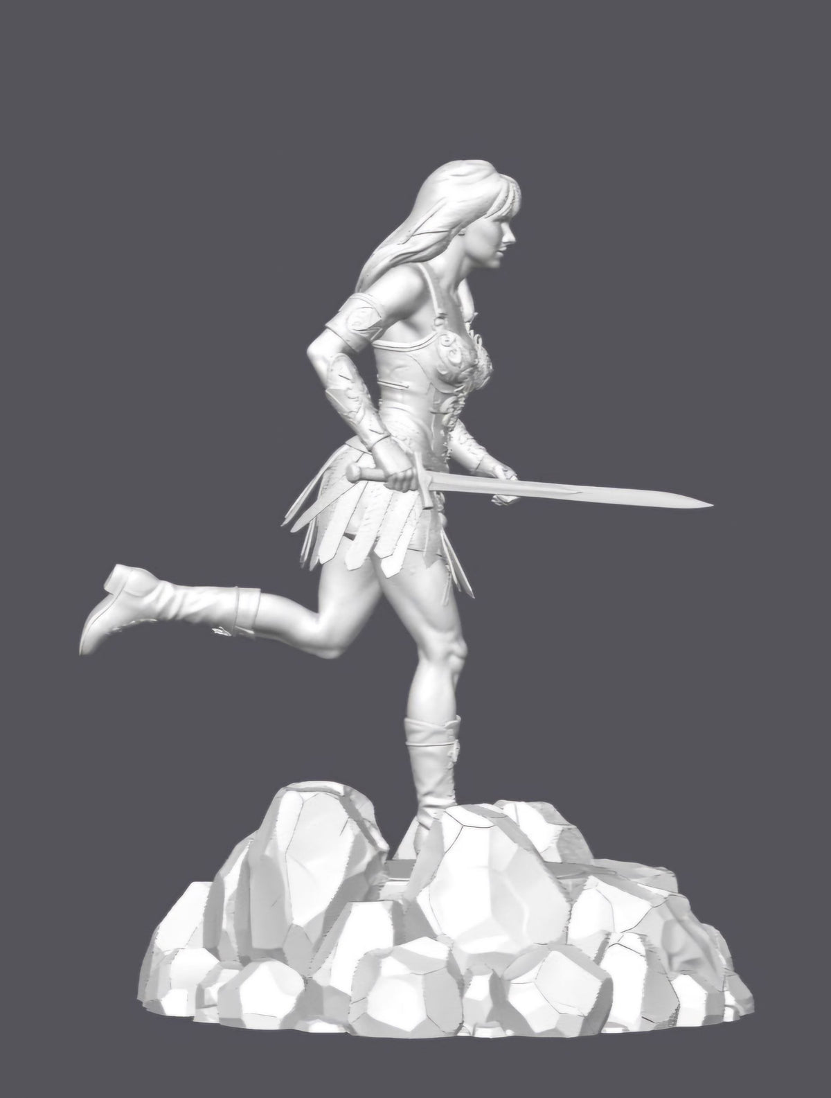 Xena, princesa guerrera — Escultura decorativa artesanal | Atenea