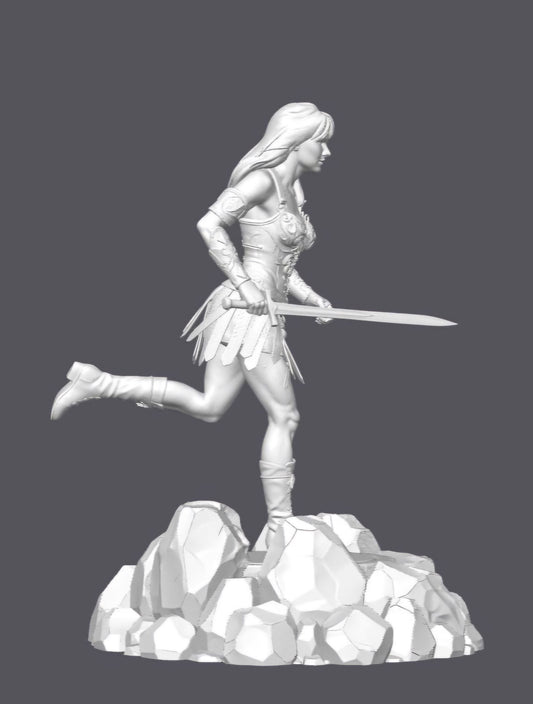 Xena, princesa guerrera — Escultura decorativa artesanal | Atenea