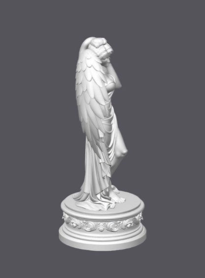 Ángel femenino — Escultura decorativa artesanal | Atenea