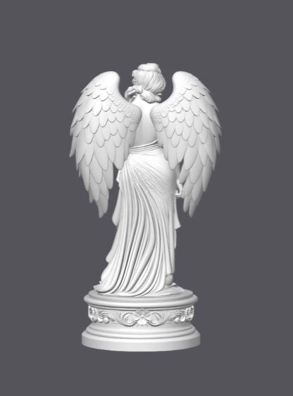 Ángel femenino — Escultura decorativa artesanal | Atenea