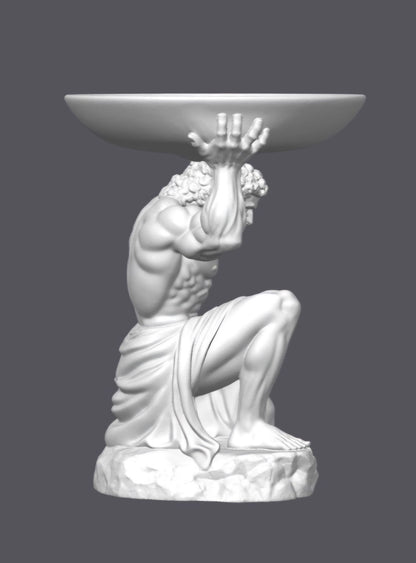 Bandeja Atlas — Escultura decorativa artesanal | Atenea