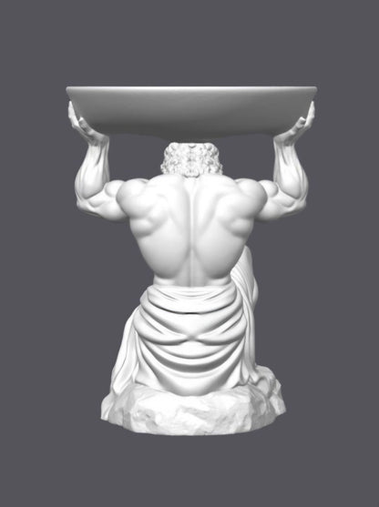 Bandeja Atlas — Escultura decorativa artesanal | Atenea