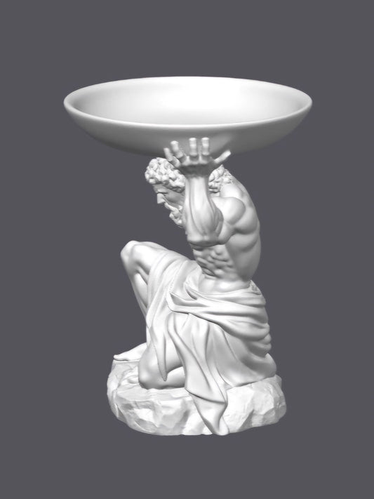 Bandeja Atlas — Escultura decorativa artesanal | Atenea