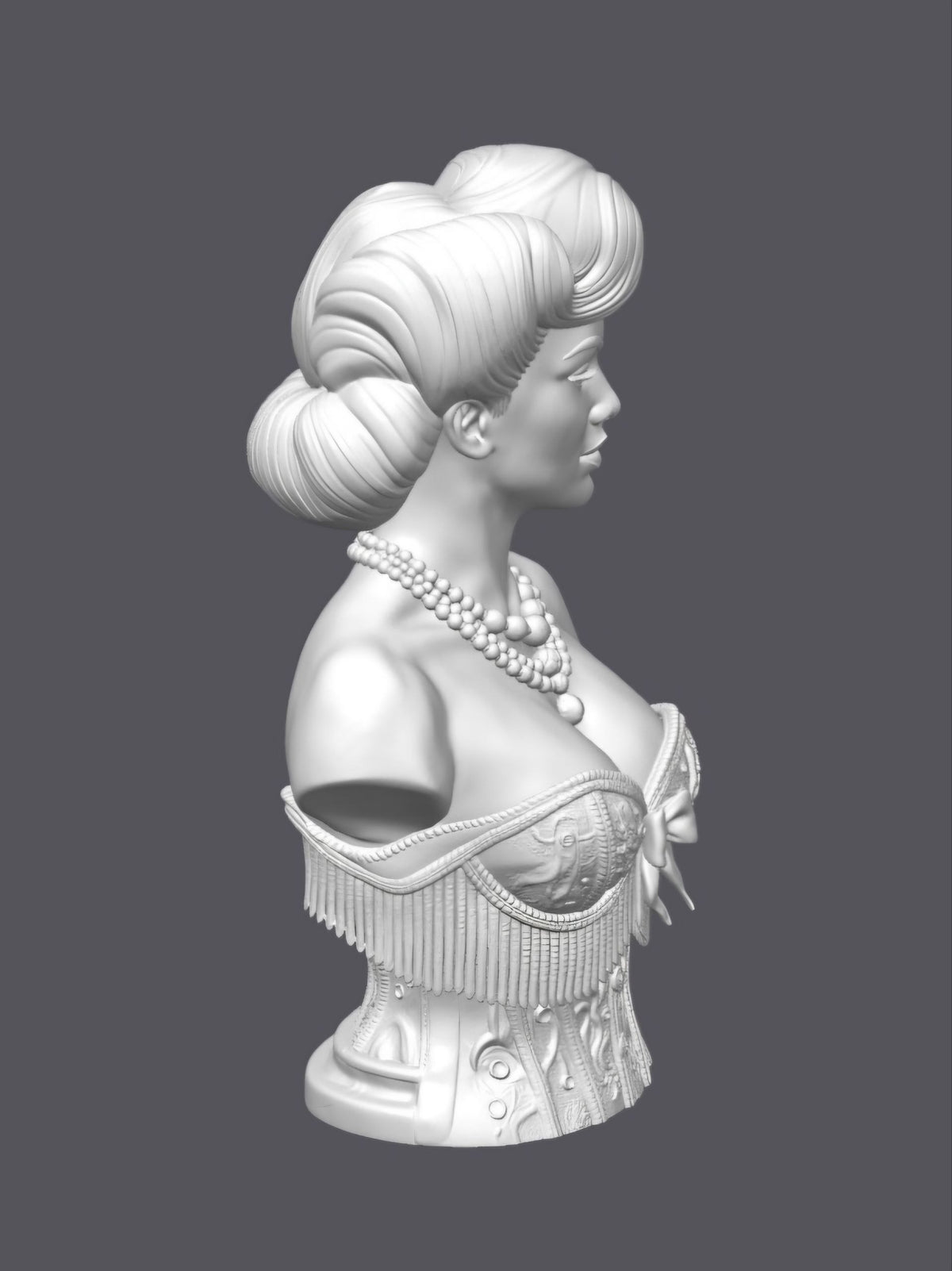 Busto burlesque — Escultura decorativa artesanal | Atenea
