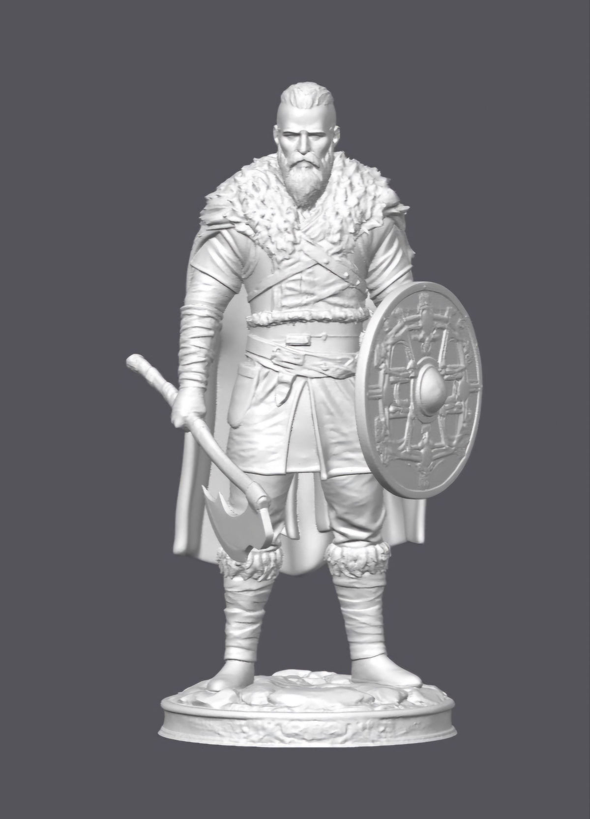 Vikingo — Escultura decorativa artesanal | Atenea