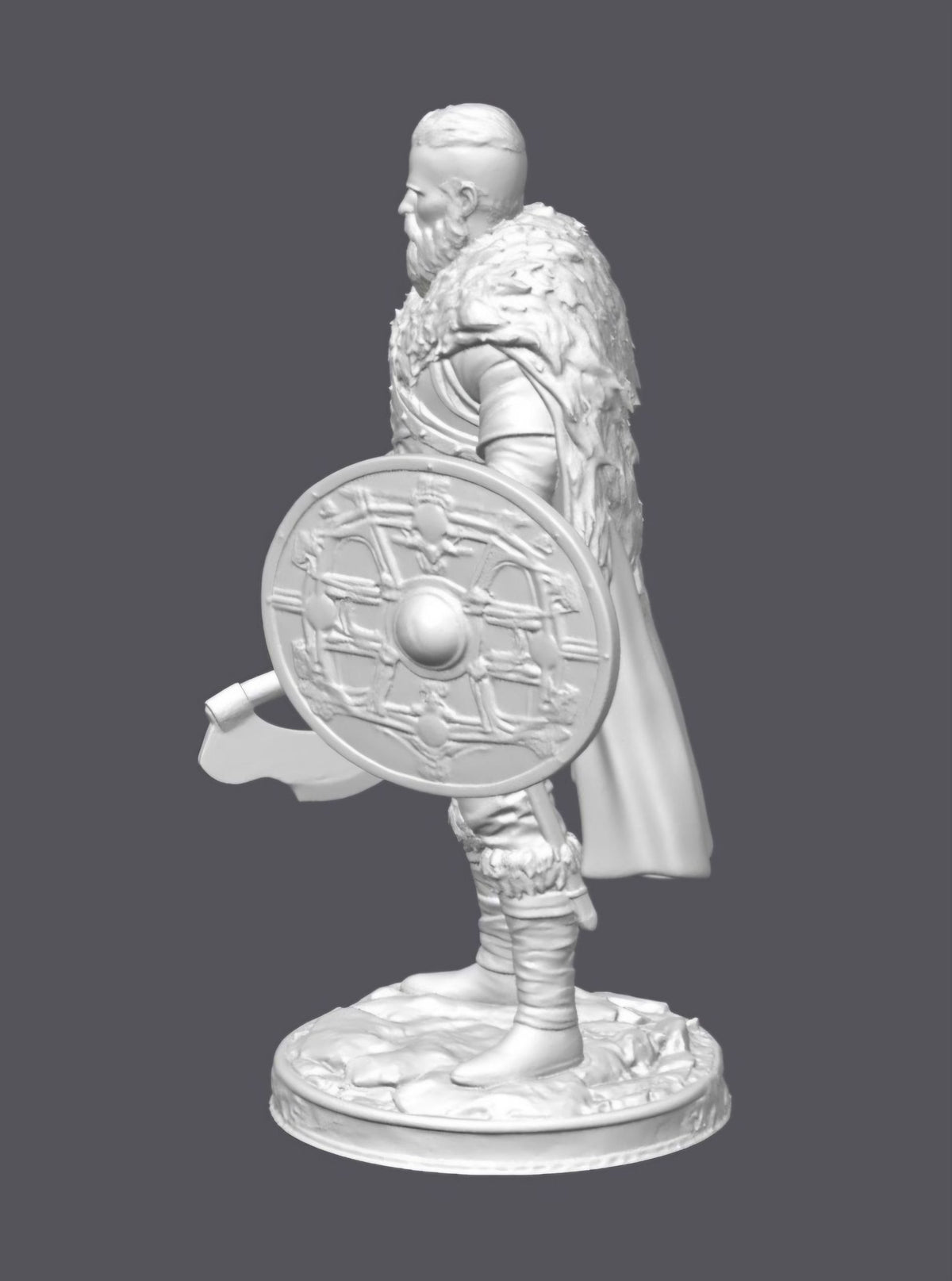 Vikingo — Escultura decorativa artesanal | Atenea