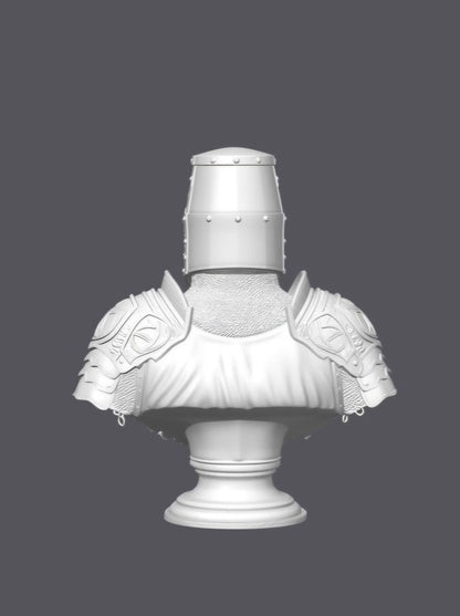 Busto templario –  Escultura decorativa artesanal | Atenea