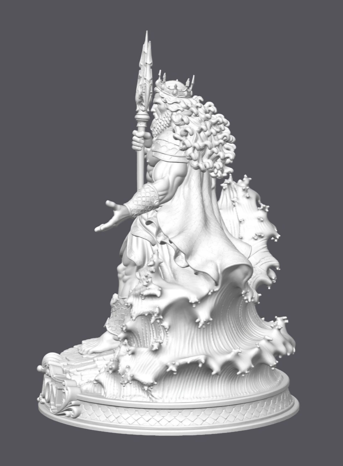 Poseidón –  Escultura decorativa artesanal | Atenea