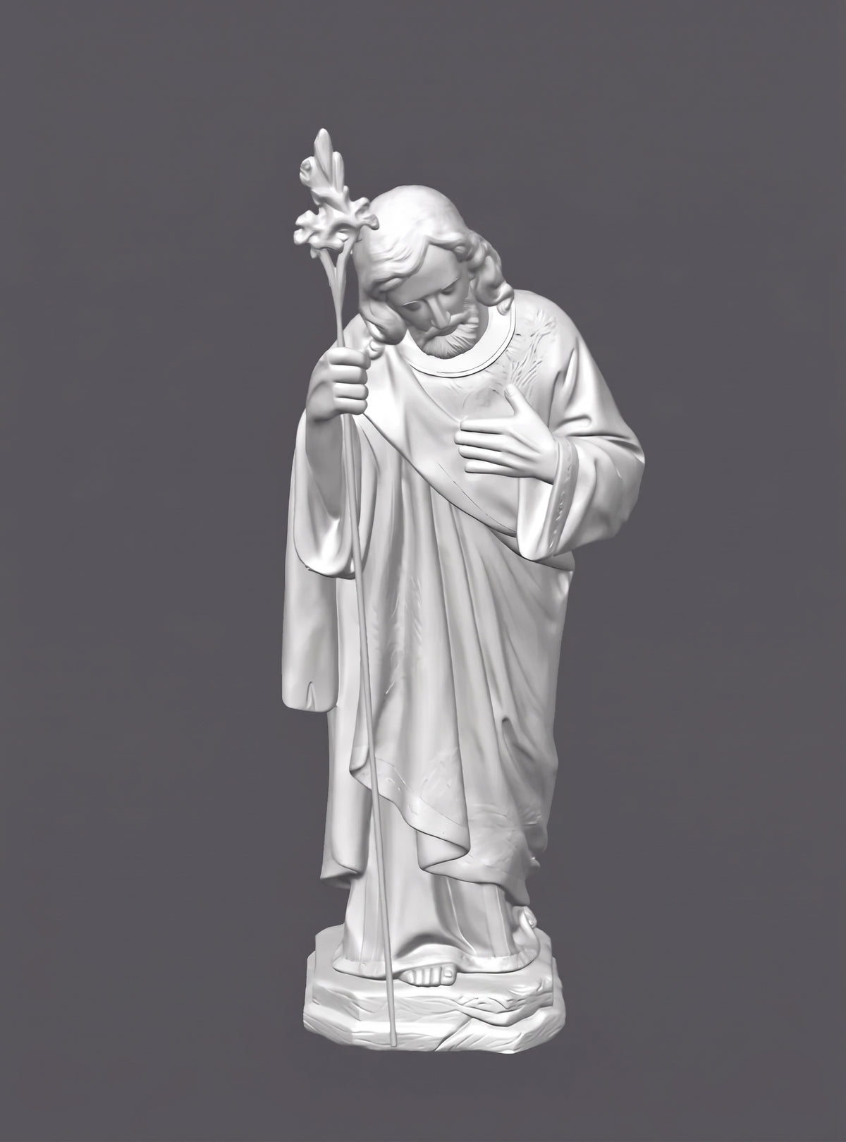 San José, figura para belén –  Escultura decorativa artesanal | Atenea