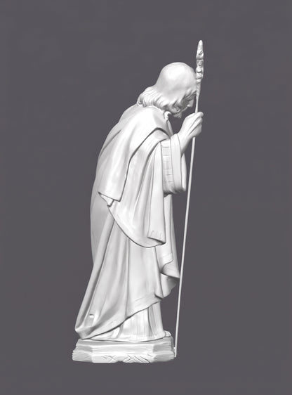 San José, figura para belén –  Escultura decorativa artesanal | Atenea