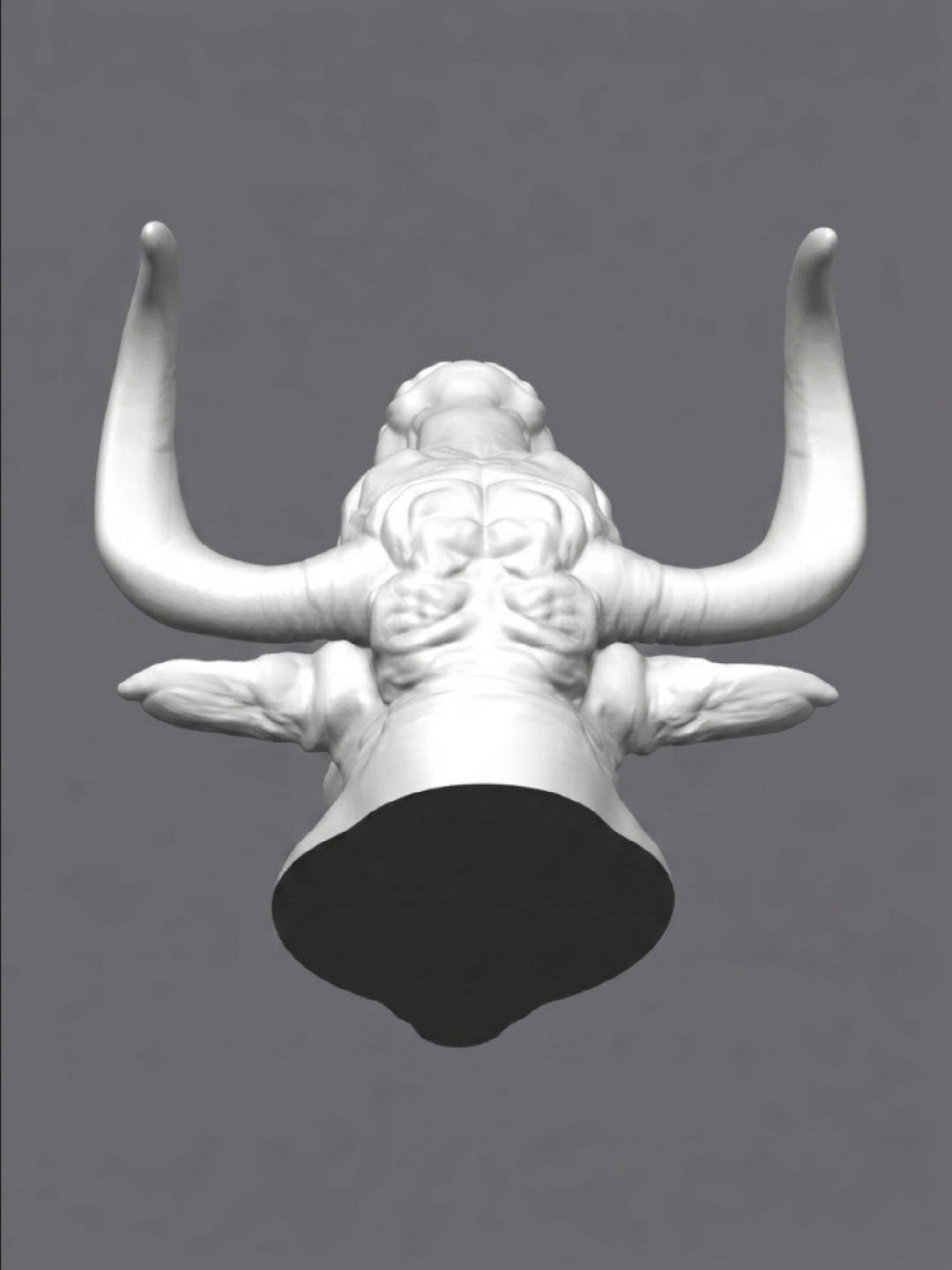 Cabeza de toro — Escultura decorativa artesanal | Atenea