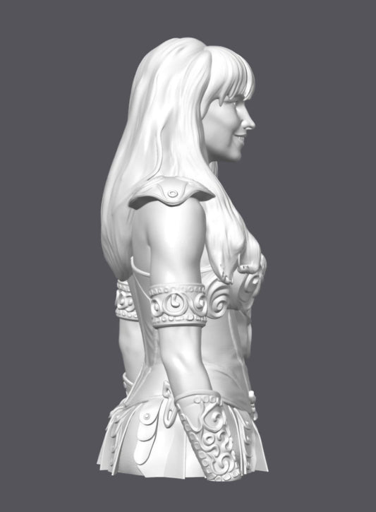 Busto Xena — Escultura decorativa artesanal | Atenea