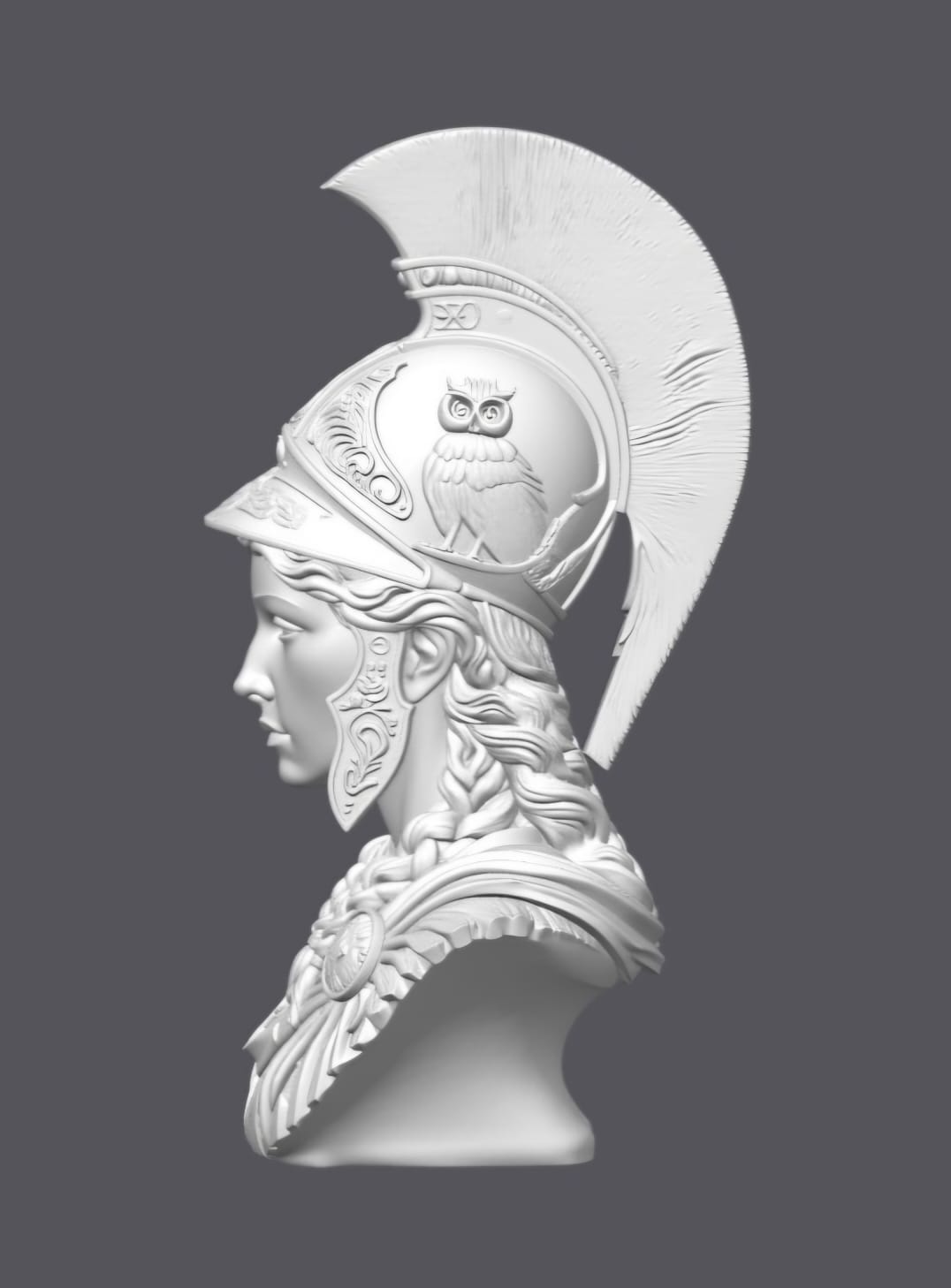 Busto Atenea — Escultura decorativa artesanal | Atenea