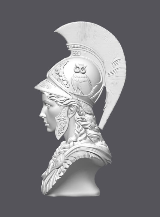 Busto Atenea — Escultura decorativa artesanal | Atenea