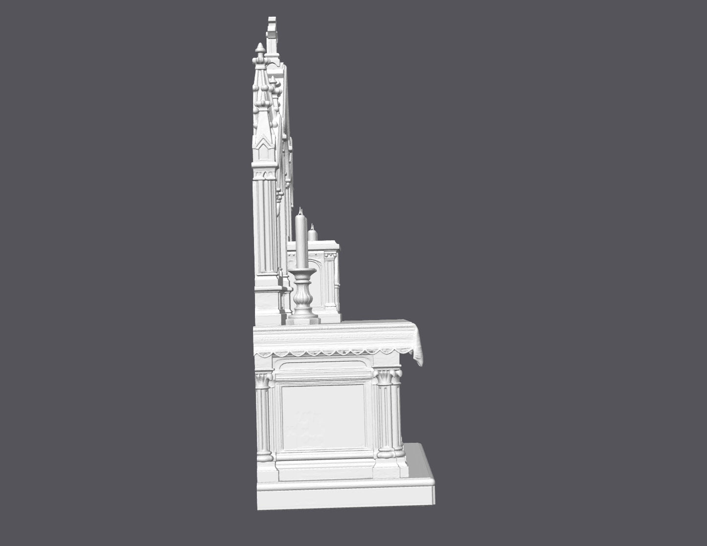 Altar católico — Escultura decorativa artesanal | Atenea