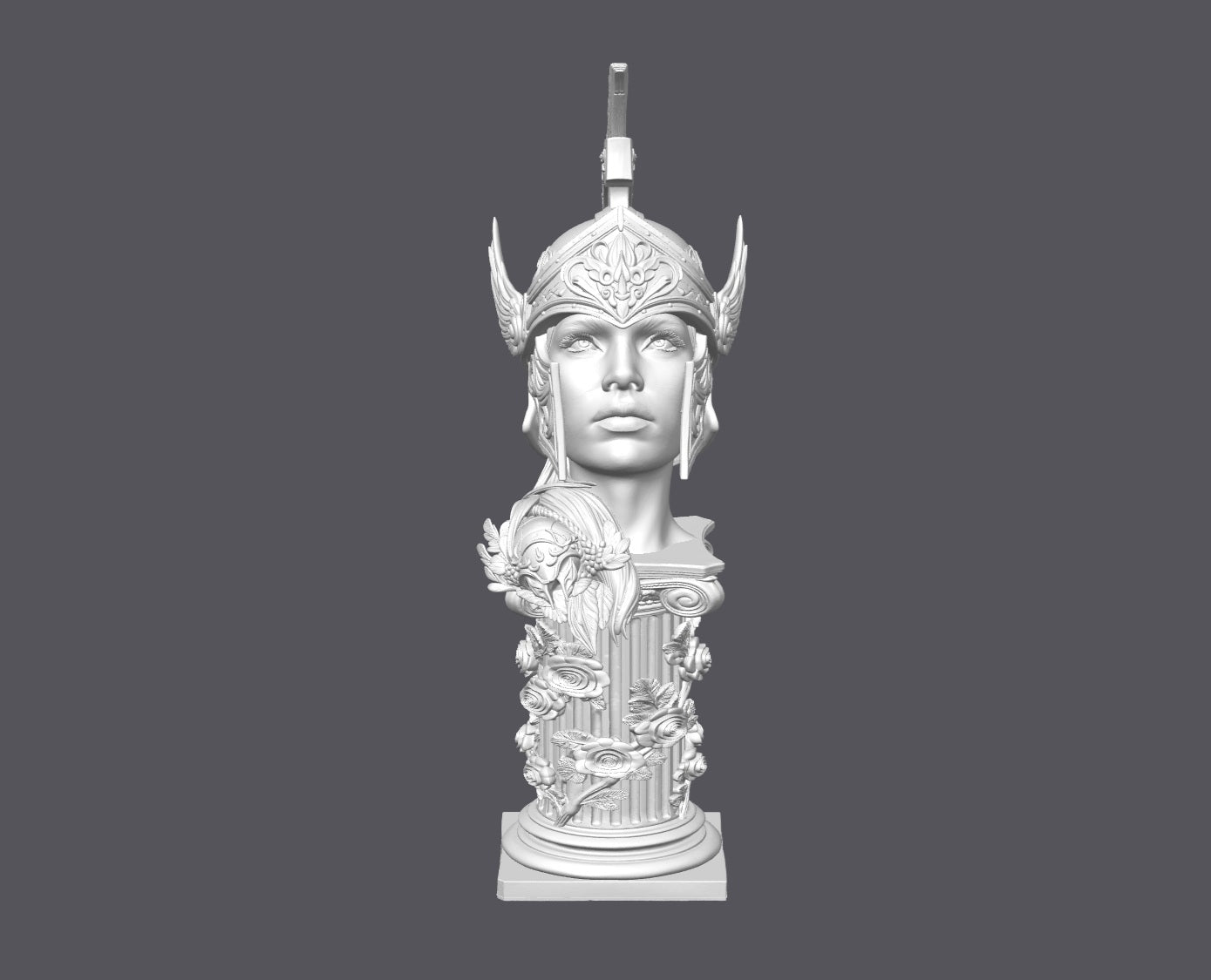 Busto de Atenea  — Escultura decorativa artesanal | Atenea
