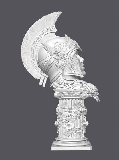 Busto de Atenea  — Escultura decorativa artesanal | Atenea