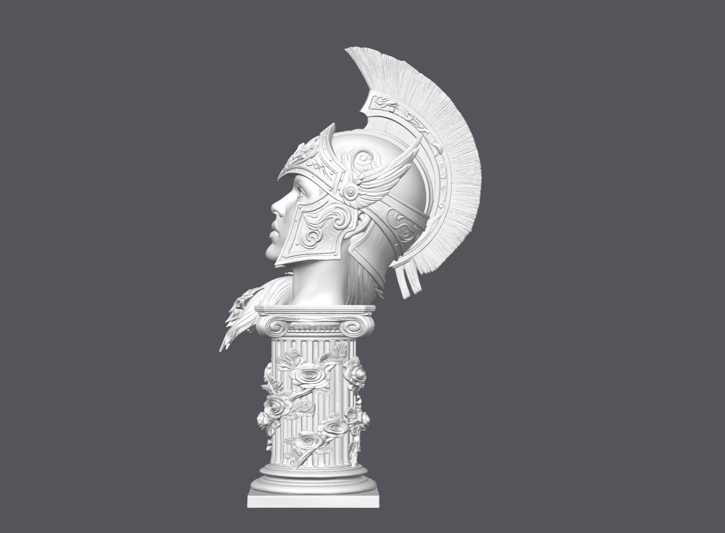 Busto de Atenea  — Escultura decorativa artesanal | Atenea
