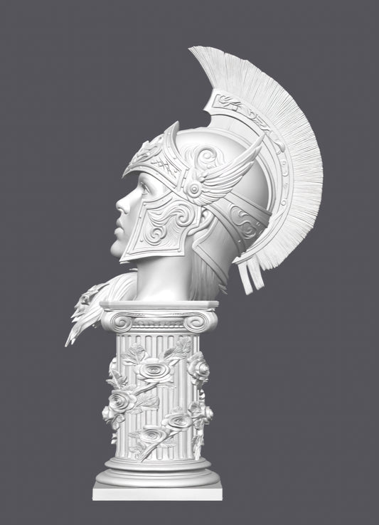 Busto de Atenea  — Escultura decorativa artesanal | Atenea