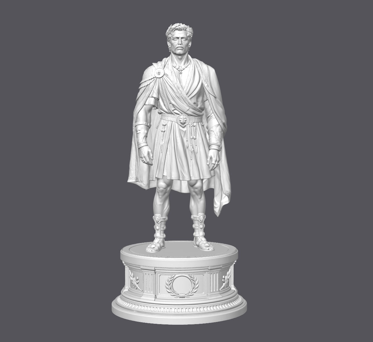 Emperador romano — Escultura decorativa artesanal | Atenea
