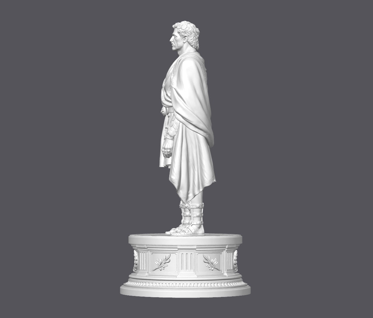Emperador romano — Escultura decorativa artesanal | Atenea