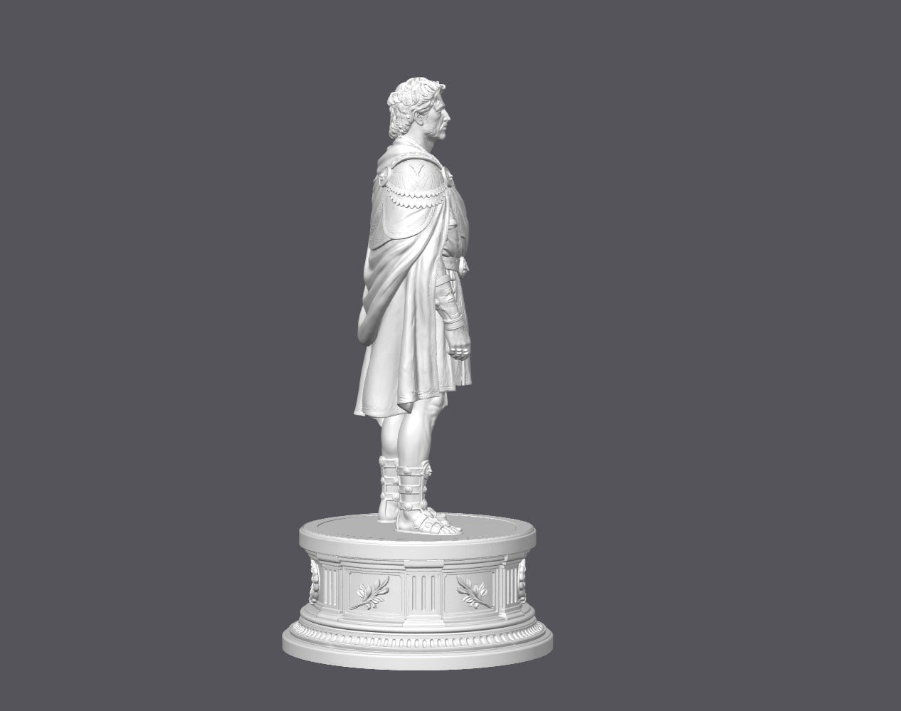 Emperador romano — Escultura decorativa artesanal | Atenea
