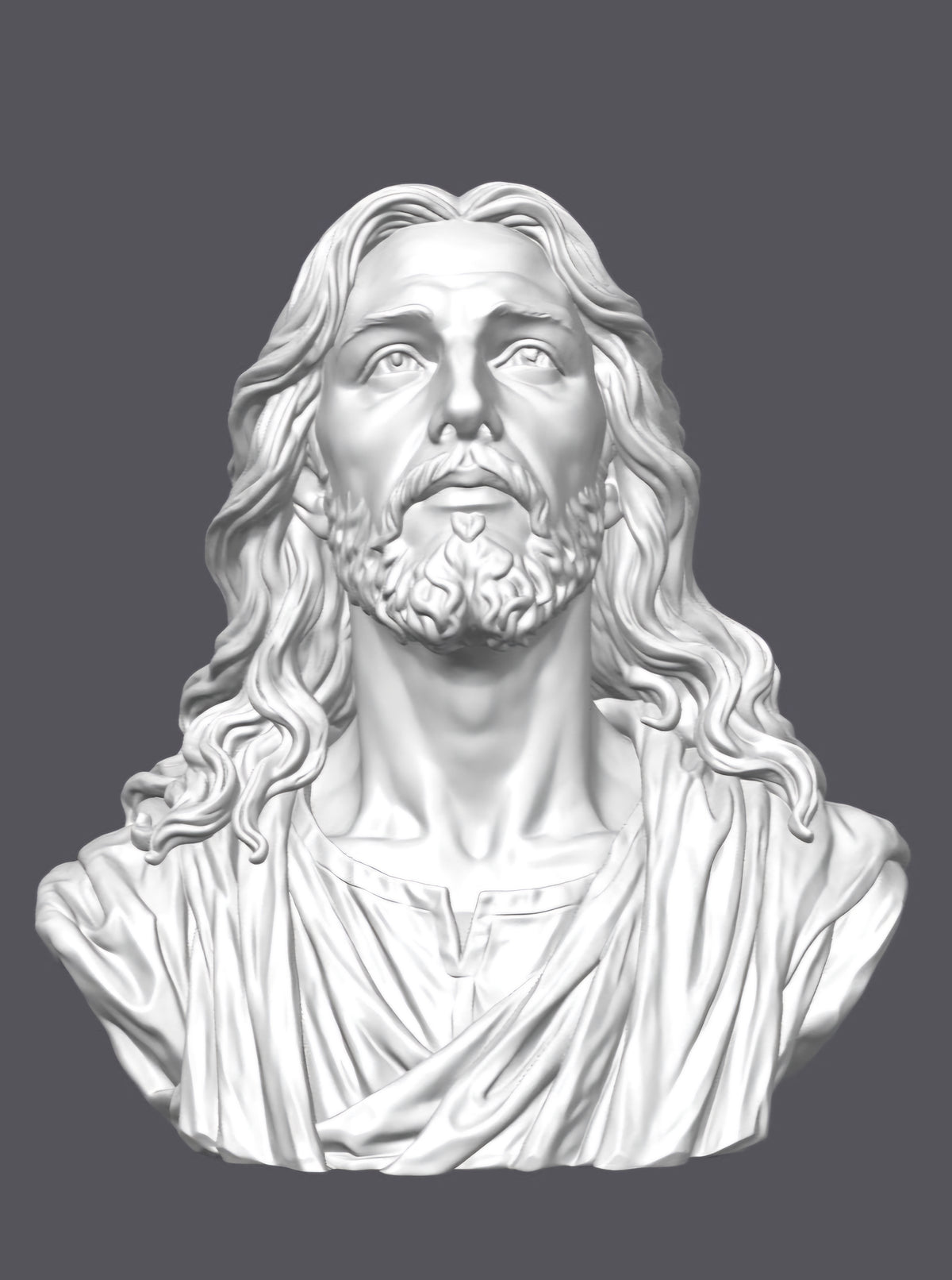 Busto de Jesús — Escultura decorativa artesanal | Atenea
