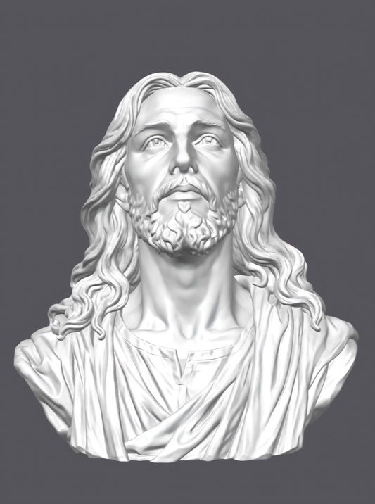 Busto de Jesús — Escultura decorativa artesanal | Atenea