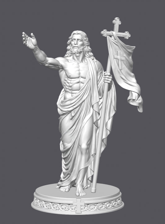 Resurrección de Jesús — Escultura decorativa artesanal | Atenea