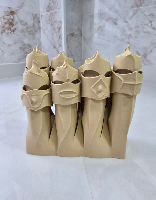 Chimeneas de Casa Milá, La Pedrera, Gaudí — Escultura decorativa artesanal | Atenea
