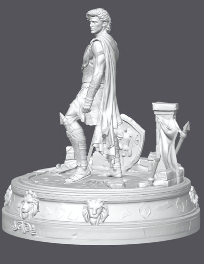 Guerrero grecorromano — Escultura decorativa artesanal | Atenea